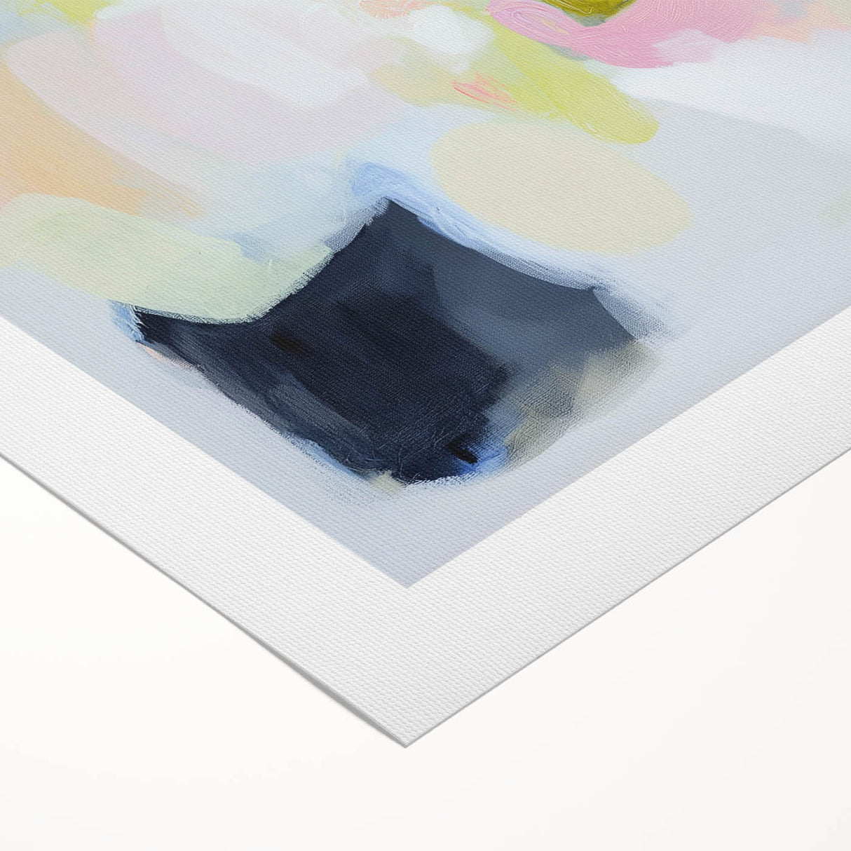 Modern Abstract Wall Art – Playful Pastel Color Canvas Print