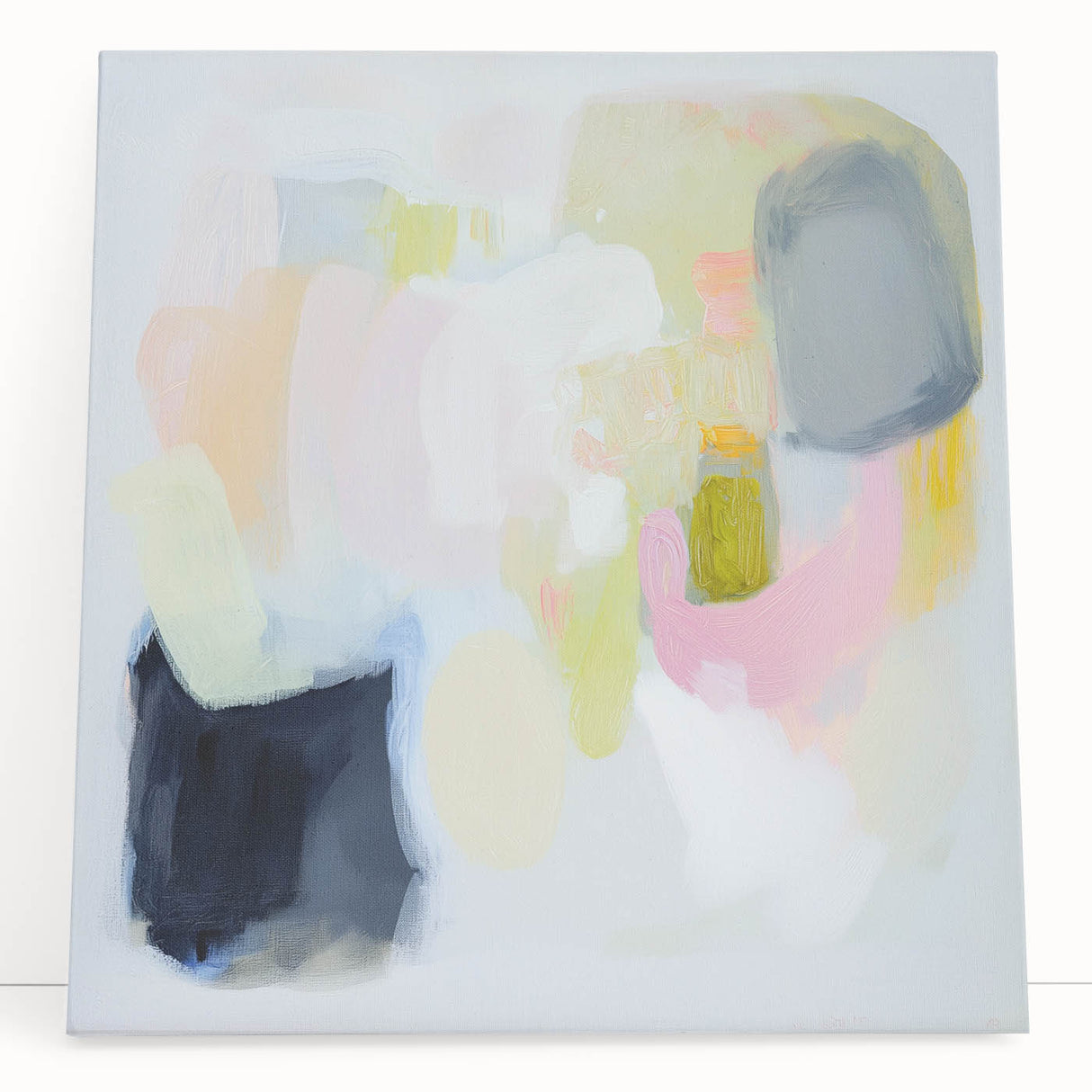 Modern Abstract Wall Art – Playful Pastel Color Canvas Print
