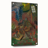 Expressionist Art - Resting Huntsman by Arnold Peter Weisz-Kubínčan