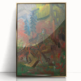 Expressionist Art - Resting Huntsman by Arnold Peter Weisz-Kubínčan