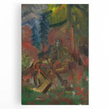 Expressionist Art - Resting Huntsman by Arnold Peter Weisz-Kubínčan