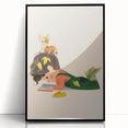 Cozy Reading Time Girls Room Wall Art – Kids Room Art Print