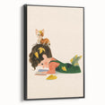 Cozy Reading Time Girls Room Wall Art – Kids Room Art Print
