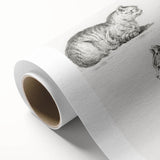 Romanticism Art: Five Studies of Cats by Jean Bernard