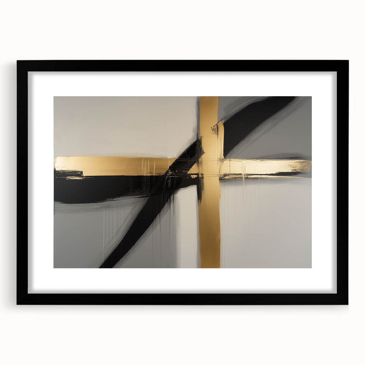 Bold Minimalist Abstract Wall Art – Modern Canvas & Framed Print