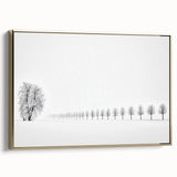 Abstract landscape framed canvas artwork showcasing a vibrant gold border, adding elegance to any decor. Perfect for modern interiors or art enthusiasts.