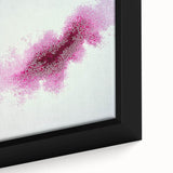 Contemporary Abstract Canvas – Fuchsia and Plum Bubble Art