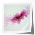 Contemporary Abstract Canvas – Fuchsia and Plum Bubble Art