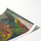 Expressionist Art - Resting Hunter with Two Reclining Men