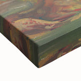 Expressionist Art - Resting Hunter with Two Reclining Men