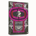 Leon Russell & Miles Davis 1970s Concert Poster – Vintage Rock Art