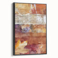 Black and white vintage poster art on framed canvas depicting a serene landscape, suitable for bedroom decor.