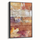 Black and white vintage poster art on framed canvas depicting a serene landscape, suitable for bedroom decor.