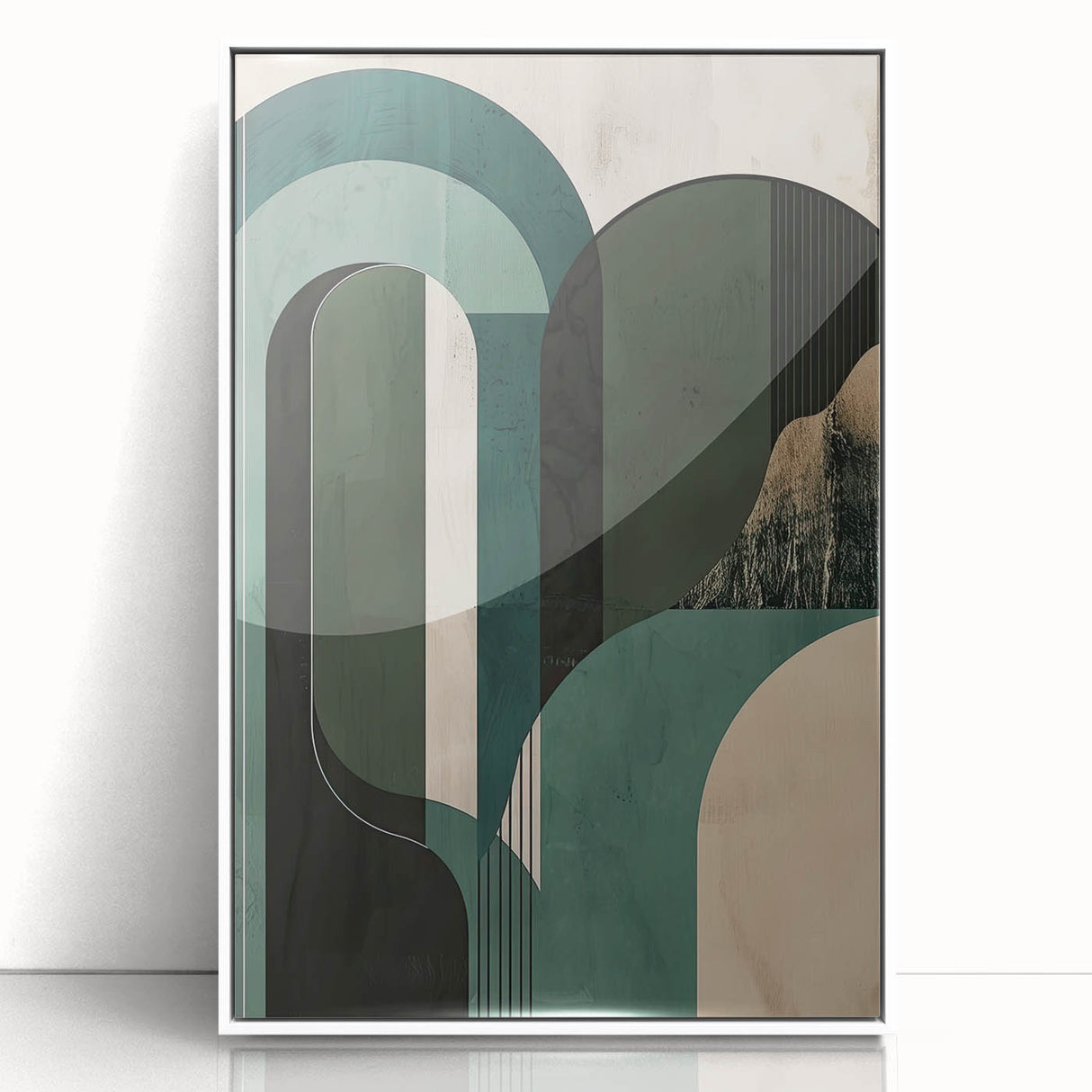 Geometric Flow - Canvas Art for Dining Area