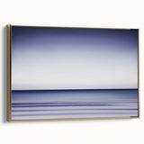 Abstract landscape canvas artwork framed in gold, showcasing vibrant colors and intricate textures. Perfect for modern home decor, adding elegance and warmth to any space.