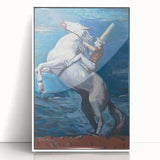 Expressionist Art - Rider by the Seashore by Cyprián Majerník