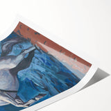 Expressionist Art - Rider by the Seashore by Cyprián Majerník