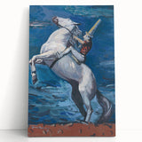 Expressionist Art - Rider by the Seashore by Cyprián Majerník