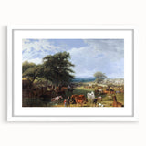 Famous Romantic Era Art: Lord Rivers' Stud Farm by Jacques–Laurent Agasse