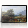 Famous Romantic Era Art: Lord Rivers' Stud Farm by Jacques–Laurent Agasse
