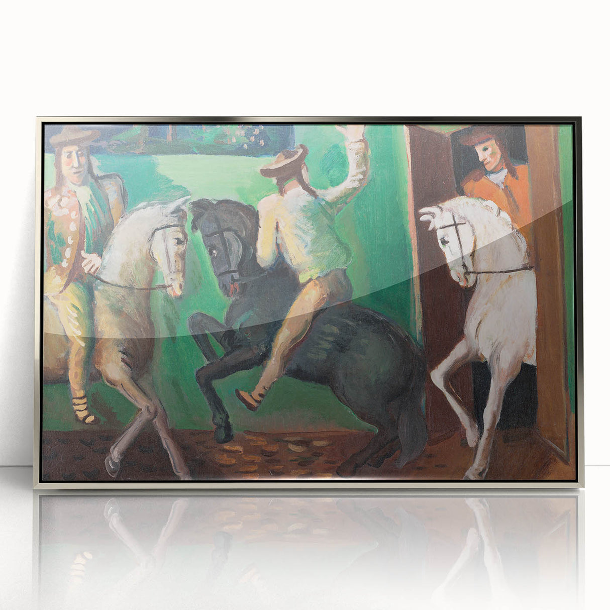 Expressionist Art - Riders on Horses by Cyprián Majerník