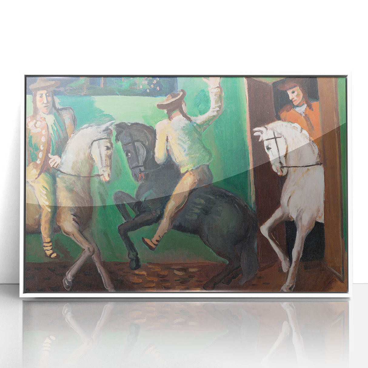 Expressionist Art - Riders on Horses by Cyprián Majerník