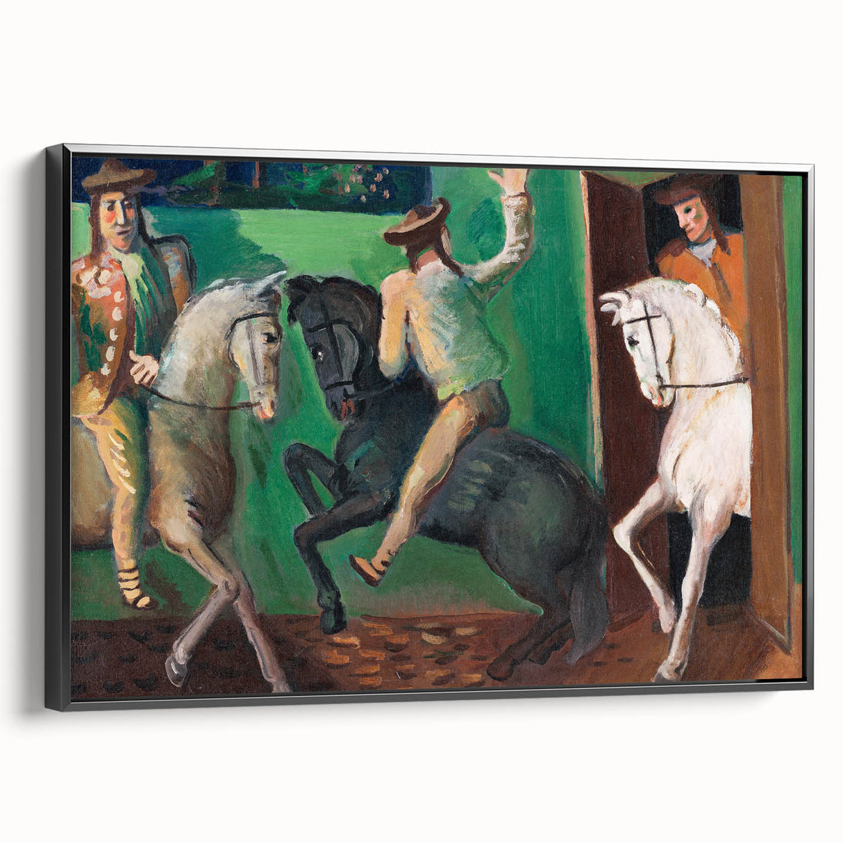 Expressionist Art - Riders on Horses by Cyprián Majerník