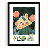 Creative Art Girl Girls Room Wall Art – Kids Room Art Print