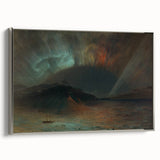 Famous Romantic Era Art: Aurora Borealis by Frederic Edwin Church