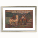 Expressionist Art - Riders by Arnold Peter Weisz-Kubínčan