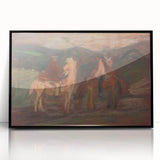 Expressionist Art - Riders by Arnold Peter Weisz-Kubínčan