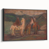 Expressionist Art - Riders by Arnold Peter Weisz-Kubínčan