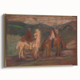 Expressionist Art - Riders by Arnold Peter Weisz-Kubínčan