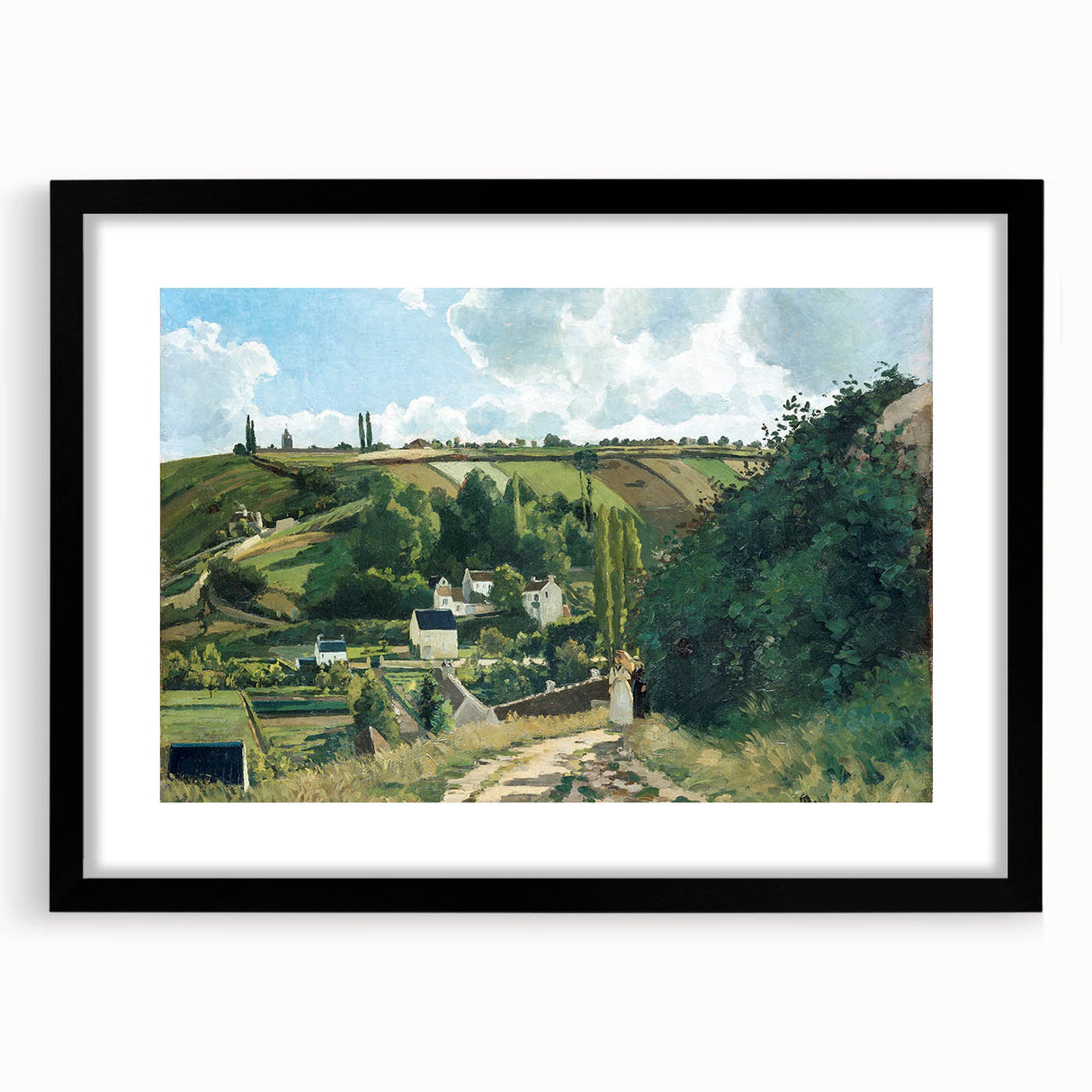 Impressionist Landscape - Jalais Hill, Pontoise by Camille Pissarro Print