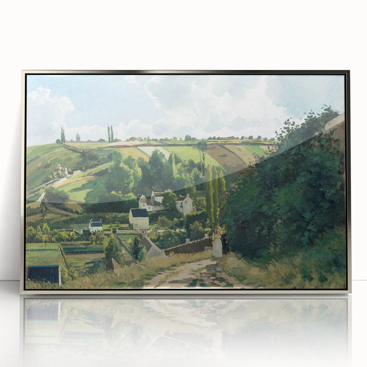 Impressionist Landscape - Jalais Hill, Pontoise by Camille Pissarro Print