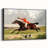 Romanticism Art: "Foxhunting: Encouraging Hounds" by J.F. Herring
