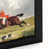Romanticism Art: "Foxhunting: Encouraging Hounds" by J.F. Herring