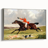 Romanticism Art: "Foxhunting: Encouraging Hounds" by J.F. Herring