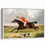 Romanticism Art: "Foxhunting: Encouraging Hounds" by J.F. Herring