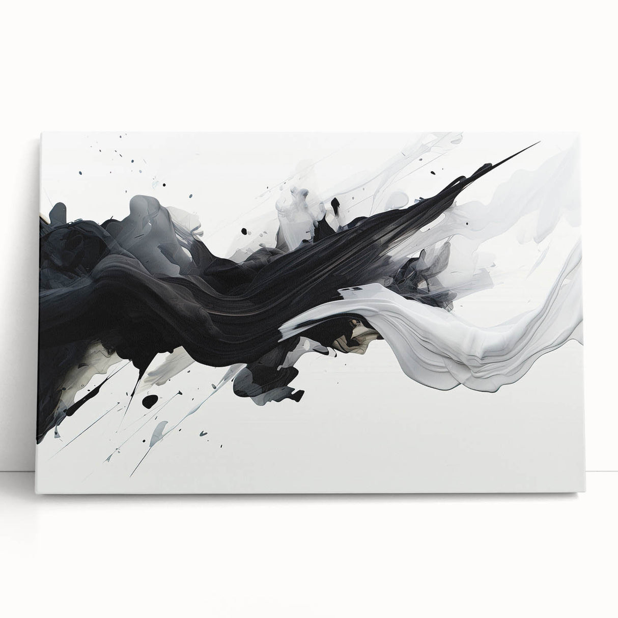 Black and White Abstract Bedroom Wall Art – Framed & Canvas