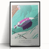 Bold Art Deco Wall Art – 1920s Surrealist Fashion Illustration Print