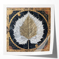 Colorful wall art featuring a vibrant botanical design with flowers and leaves, displayed in a glossy finish. Ideal for home decor and interior styling.