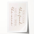 Extra large rolled print of floral art in soft pastel shades, ideal for dining room wall decor.