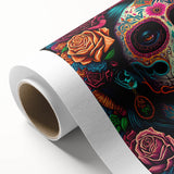 Colorful Catrina Portrait – Day of the Dead Wall Art