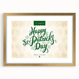 Happy St. Patrick’s Day - Irish Shamrock Wall Art