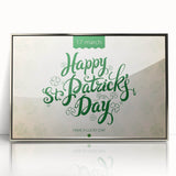 Happy St. Patrick’s Day - Irish Shamrock Wall Art