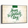 Happy St. Patrick’s Day - Irish Shamrock Wall Art