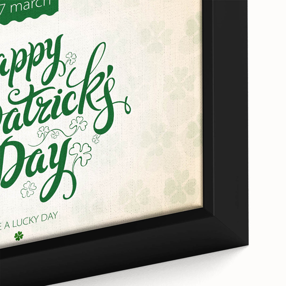 Happy St. Patrick’s Day - Irish Shamrock Wall Art