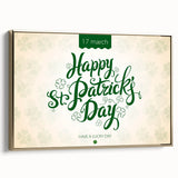 Happy St. Patrick’s Day - Irish Shamrock Wall Art