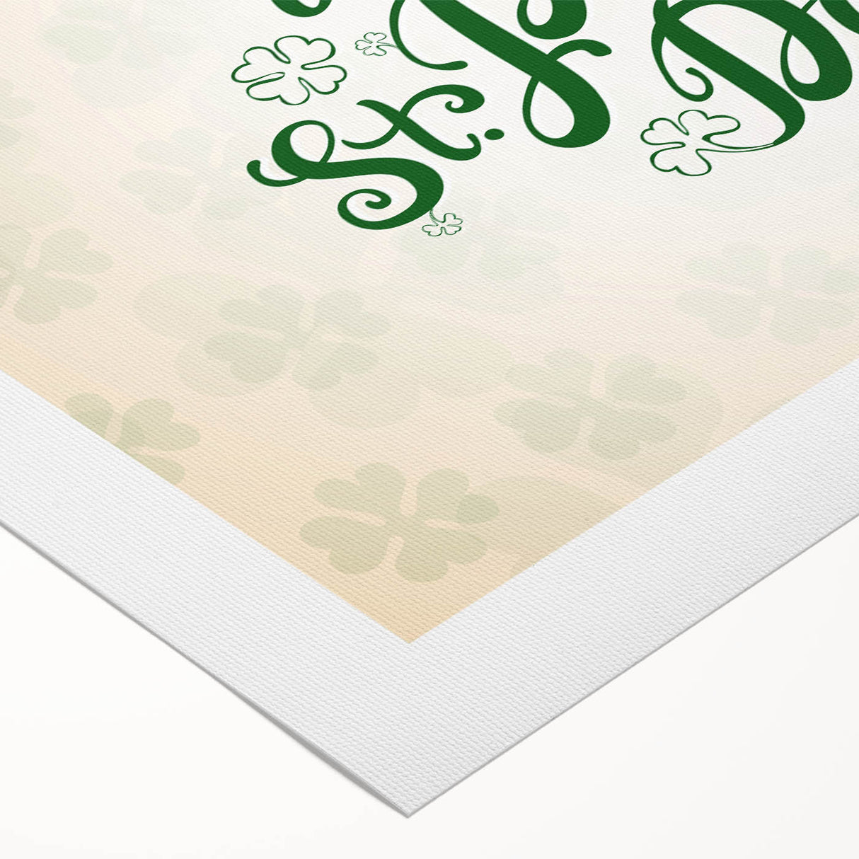 Happy St. Patrick’s Day - Irish Shamrock Wall Art